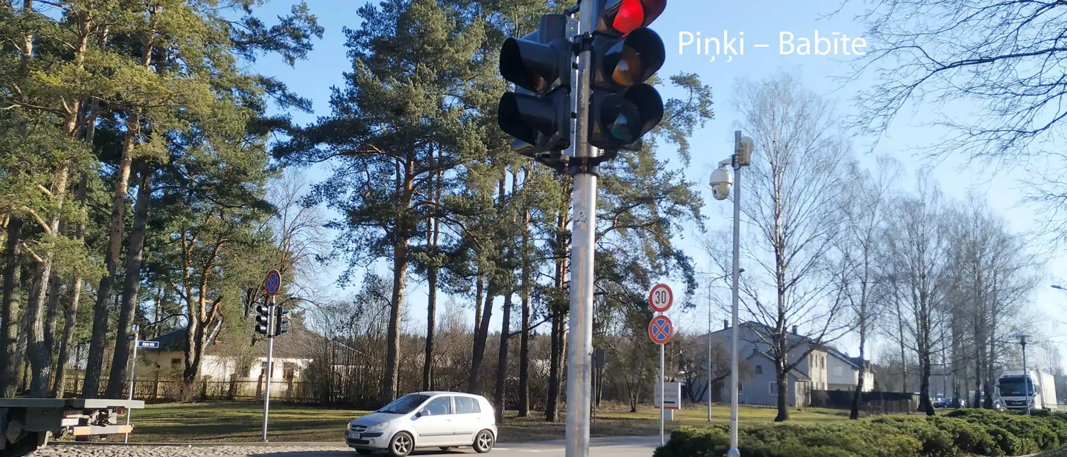 TEK LAB IP videonovērošanas kamera objektā Piņķos