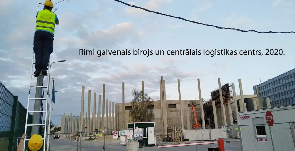 Videonovērošanas kameras uzstādīšana Rimi veikalā